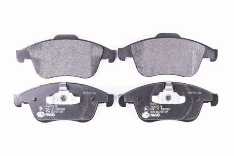 Комплект гальмівних накладок, дискове гальмо HELLA 8DB 355 014-591