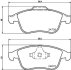 Комплект гальмівних накладок, дискове гальмо HELLA 8DB 355 014-801 (фото 2)