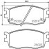 Комплект гальмівних накладок, дискове гальмо HELLA 8DB 355 014-921 (фото 2)