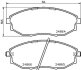 Гальмівні колодки перед. Chevrolet Epica 05- (sumitomo) (144x56.5x17) HELLA 8DB 355 014-931 (фото 2)