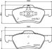 Комплект гальмівних накладок, дискове гальмо HELLA 8DB 355 014-961 (фото 2)