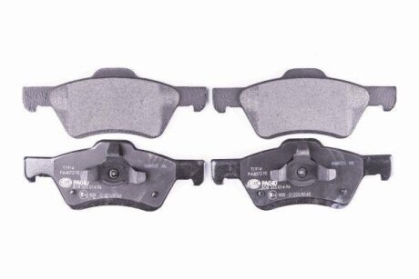 Комплект гальмівних накладок, дискове гальмо HELLA 8DB 355 014-961