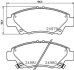 Комплект гальмівних накладок, дискове гальмо HELLA 8DB 355 015-001 (фото 2)