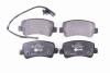 Колодки тормозные задние (18.3 мм) (с датчиком) (система TRW) Movano Master 10- HELLA 8DB 355 015-301 (фото 1)
