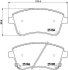 Комплект гальмівних накладок, дискове гальмо HELLA 8DB 355 015-331 (фото 2)