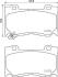 Гальмівні колодки перед. INFINITI FX/M37/Q50/Q60/Q70/QX70/NISSAN 370 Z 2.0-5.0 09- HELLA 8DB 355 015-411 (фото 2)