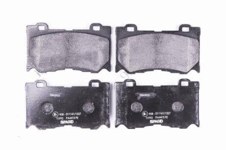 Гальмівні колодки перед. INFINITI FX/M37/Q50/Q60/Q70/QX70/NISSAN 370 Z 2.0-5.0 09- HELLA 8DB 355 015-411