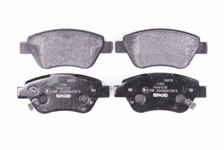 Комплект гальмівних накладок, дискове гальмо HELLA 8DB 355 015-441