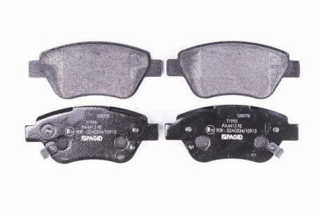 Комплект гальмівних накладок, дискове гальмо HELLA 8DB 355 015-441