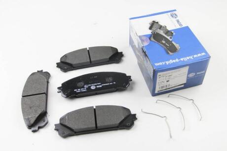 Гальмівні колодки пер. Lexus RX 08-15/Toyota RAV4 12- (advics) HELLA 8DB 355 015-461