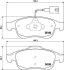 Комплект гальмівних накладок, дискове гальмо HELLA 8DB 355 015-521 (фото 2)