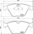 Комплект гальмівних накладок, дискове гальмо HELLA 8DB 355 015-601 (фото 2)