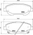 Комплект гальмівних накладок, дискове гальмо HELLA 8DB 355 015-691 (фото 2)