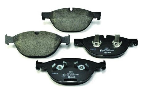 Колодки гальмівні дискові комплект, передн. HELLA 8DB 355 015-701