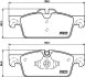 Комплект гальмівних накладок, дискове гальмо HELLA 8DB 355 015-711 (фото 2)