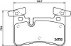 Комплект гальмівних накладок, дискове гальмо HELLA 8DB 355 015-721 (фото 2)