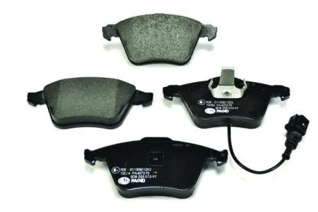 Комплект гальмівних накладок, дискове гальмо HELLA 8DB 355 015-971