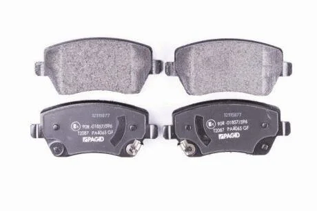 Гальмівні колодки пер. Nissan Micra 10-/Note 13- (TRW) HELLA 8DB 355 015-981