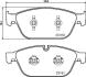 К-кт перед. гальм. колодок Audi A8, Q5 2.0-6.3 11.09- HELLA 8DB 355 016-021 (фото 2)