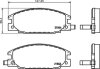 Комплект гальмівних накладок, дискове гальмо HELLA 8DB 355 016-341 (фото 2)