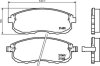 Комплект гальмівних накладок, дискове гальмо HELLA 8DB 355 016-381 (фото 2)