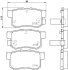 Комплект гальмівних накладок, дискове гальмо HELLA 8DB 355 016-451 (фото 2)