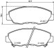 Комплект гальмівних накладок, дискове гальмо HELLA 8DB 355 016-511 (фото 2)