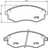 Комплект гальмівних накладок, дискове гальмо HELLA 8DB 355 016-691 (фото 2)