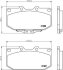 Комплект гальмівних накладок, дискове гальмо HELLA 8DB 355 016-791 (фото 2)