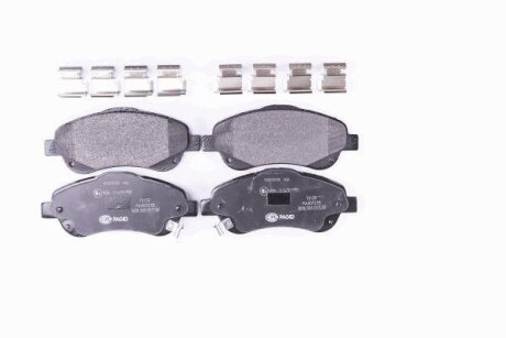К-кт перед. гальм. колодок Toyota Avensis 03- / Corolla Verso HELLA 8DB 355 017-321