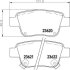 Комплект гальмівних накладок, дискове гальмо HELLA 8DB 355 017-331 (фото 2)