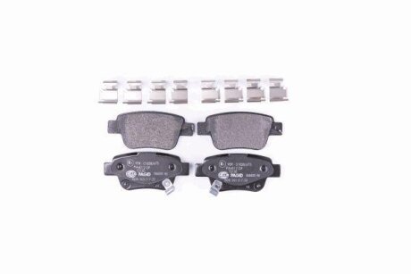 Комплект гальмівних накладок, дискове гальмо HELLA 8DB 355 017-331