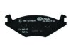 Комплект гальмівних накладок, дискове гальмо HELLA 8DB 355 017-521 (фото 3)