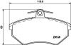 К-кт перед. гальм. колодок VAG 80/A4/Cabriolet/Chery Tiggo, Amulet, Fora HELLA 8DB 355 017-901 (фото 2)
