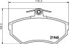 Комплект гальмівних накладок, дискове гальмо HELLA 8DB 355 018-251 (фото 2)