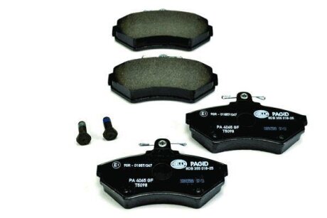 Комплект гальмівних накладок, дискове гальмо HELLA 8DB 355 018-251