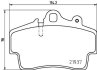 Комплект гальмівних накладок, дискове гальмо HELLA 8DB 355 018-471 (фото 2)