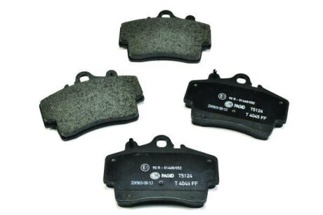 Комплект гальмівних накладок, дискове гальмо HELLA 8DB 355 018-471