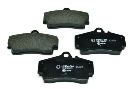 Комплект гальмівних накладок, дискове гальмо HELLA 8DB 355 018-481