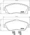 Комплект гальмівних накладок, дискове гальмо HELLA 8DB 355 018-511 (фото 1)