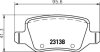 Комплект гальмівних накладок, дискове гальмо HELLA 8DB 355 018-531 (фото 1)