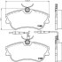 Комплект гальмівних накладок, дискове гальмо HELLA 8DB 355 019-261 (фото 1)