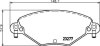 Комплект гальмівних накладок, дискове гальмо HELLA 8DB 355 019-411 (фото 1)