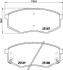 Гальмівні колодки пер. Hyundai ix20/ix35 10- /Kia Sportage (SL) 10- (Mando) HELLA 8DB 355 019-791 (фото 1)