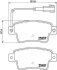 Комплект гальмівних накладок, дискове гальмо HELLA 8DB 355 019-801 (фото 1)