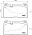 Комплект гальмівних накладок, дискове гальмо HELLA 8DB 355 020-251 (фото 1)