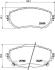 Колодки гальмівні передні Toyota Corolla 12-&gt; (PAGID) HELLA 8DB 355 020-281 (фото 1)