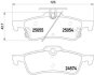 Комплект гальмівних накладок, дискове гальмо HELLA 8DB 355 020-501 (фото 1)