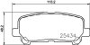 Комплект гальмівних накладок, дискове гальмо HELLA 8DB 355 020-601 (фото 1)