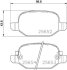 Комплект гальмівних накладок, дискове гальмо HELLA 8DB 355 020-761 (фото 1)